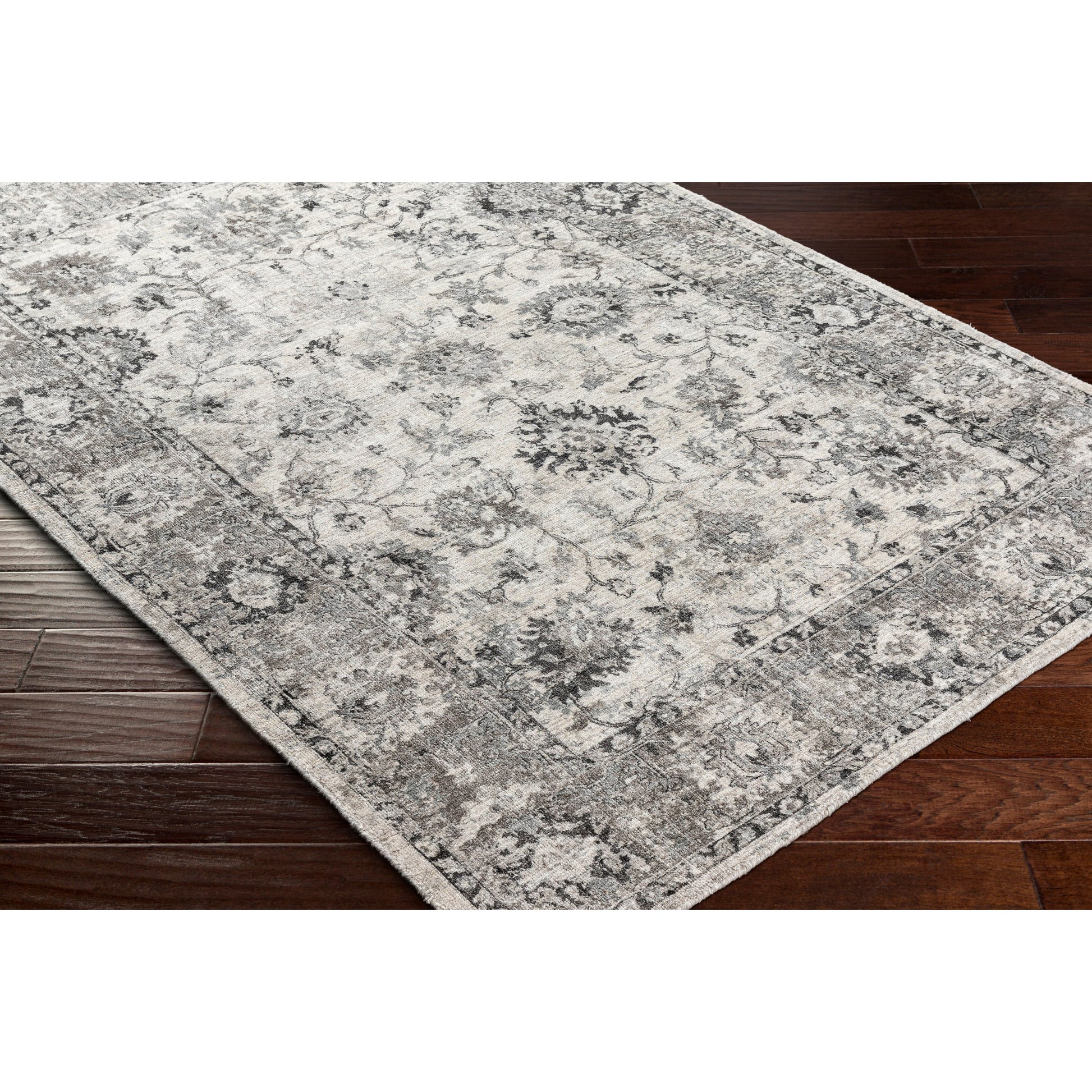 Wilson Rug - 30243 by Surya in charcoal, medium gray, gray, light gray, oatmeal, black. Made from unique in a unique style.