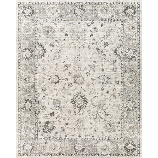 Wilson Rug - 30243 by Surya in charcoal, medium gray. Made from unique in a unique style.