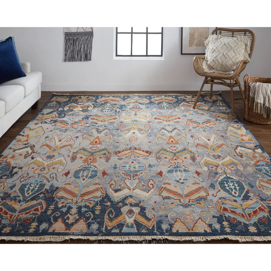 Leylan Transitional Ikat Rug - 0563F by Feizy. Made from unique in a unique style.
