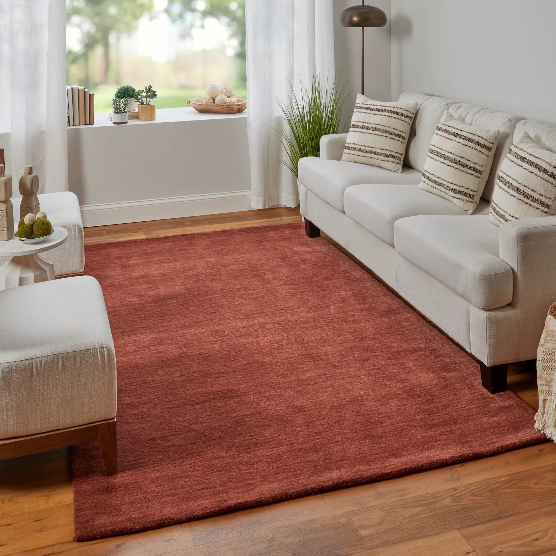 Luna Solid Rug - 8049F by Feizy. Made from wool in a unique style.