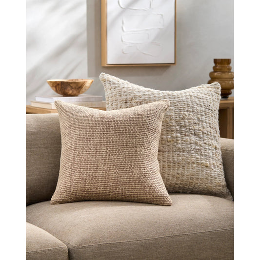 Washed Texture Pillow - 32030 by Livabliss. Made from 100% cotton in a traditional style.