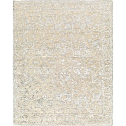 Waterloo WTL-2300 Rug by Surya in light gray, ivory. Made from main: 65% wool, main: 35% viscose in a unique style.