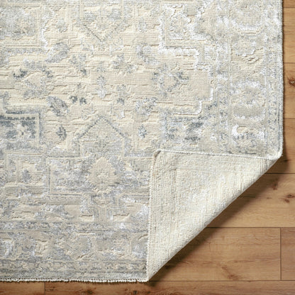 Waterloo WTL-2300 Rug by Surya in light gray, ivory. Made from main: 65% wool, main: 35% viscose in a unique style.