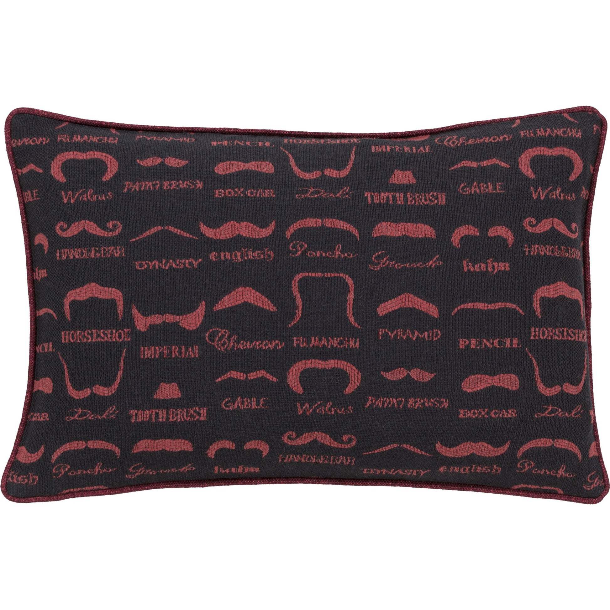 Wax That Stache Indoor/Outdoor Pillow by Surya. Made from unique in a modern style.