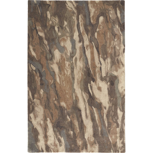 Amira Transitional Rug - 8632F by Feizy in brown, gray, tan. Made from wool in a unique style.