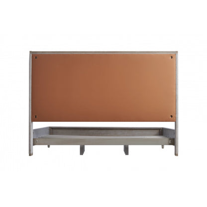 Zest Wing Back Bed by Zest in cream. Made from rubberwood, fabric in a modern style.