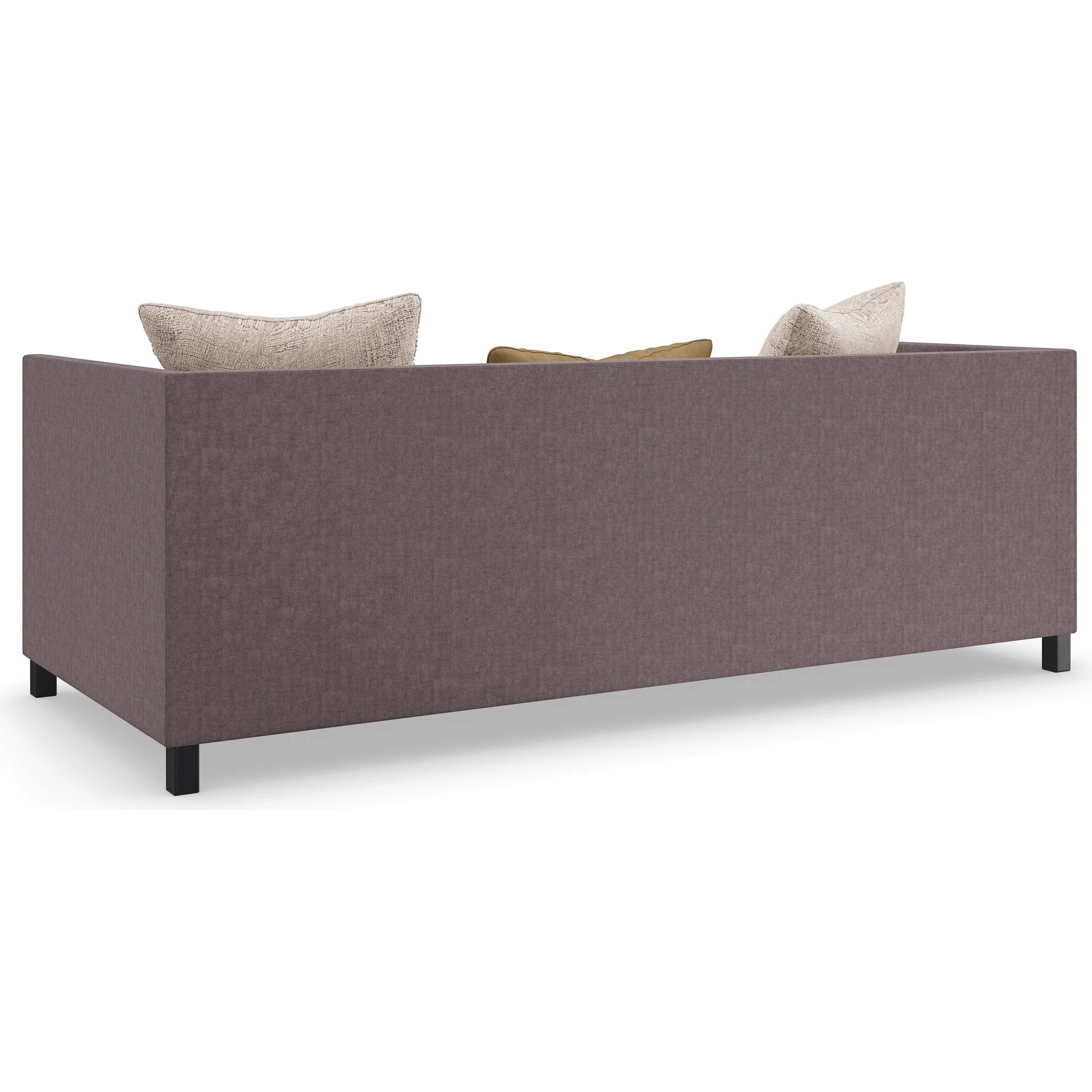 Tuxedo Sofa by Caracole in brushed deep bronze. Made from unique in a unique style.