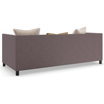 Tuxedo Sofa by Caracole in brushed deep bronze. Made from unique in a unique style.