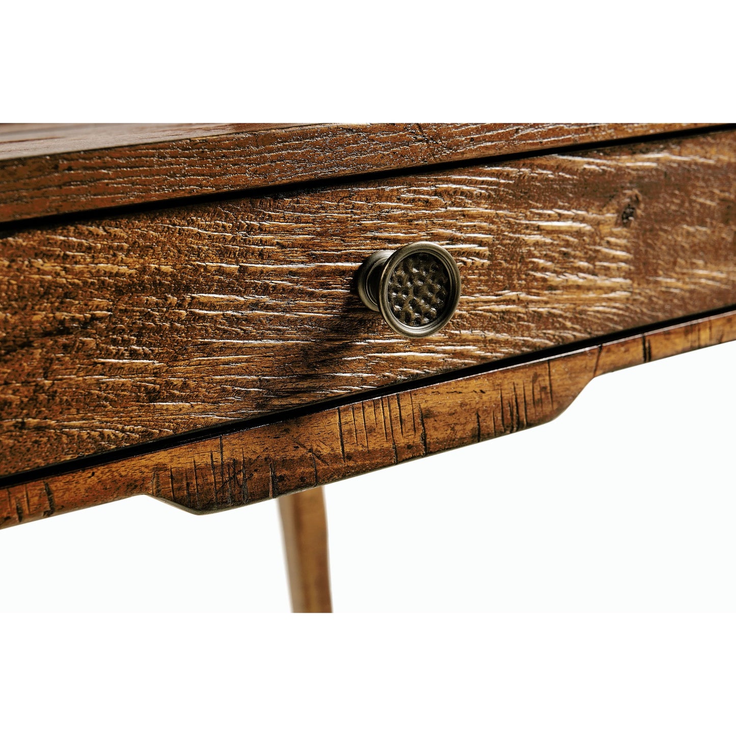 007 SR-846281 | Closeup | Casual Accents Country Walnut Square End Table by Jonathan Charles in brown and country farmhouse walnut. Made from acacia in a traditional style.