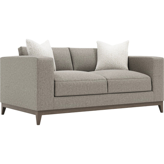 Noel Fabric Loveseat by Bernhardt in portobello. Made from fabric in a transitional style.