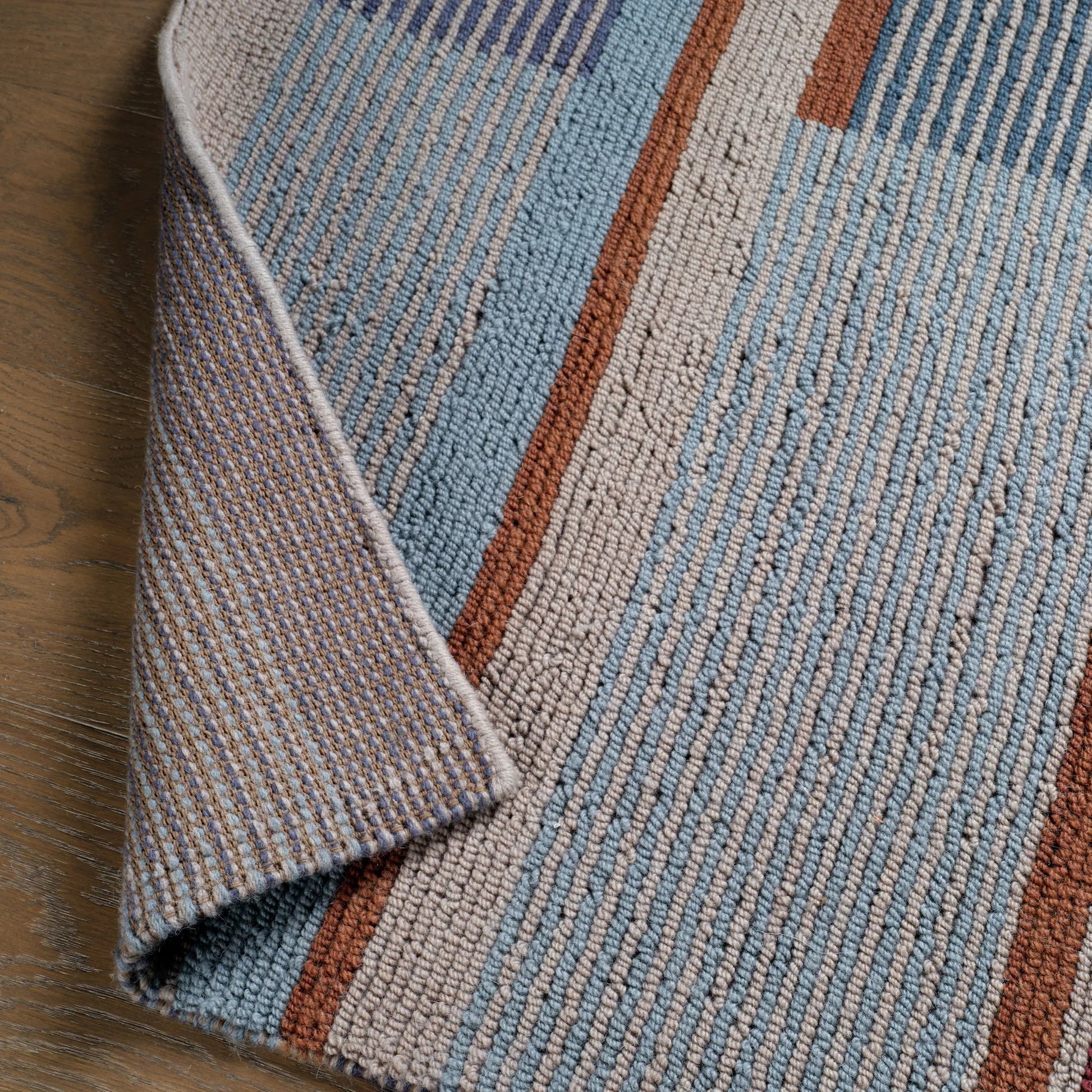Woven Construct​ WVC01 Rug by Jaipur Living in multicolor, green. Made from 65% wool 35% cotton in a unique style.