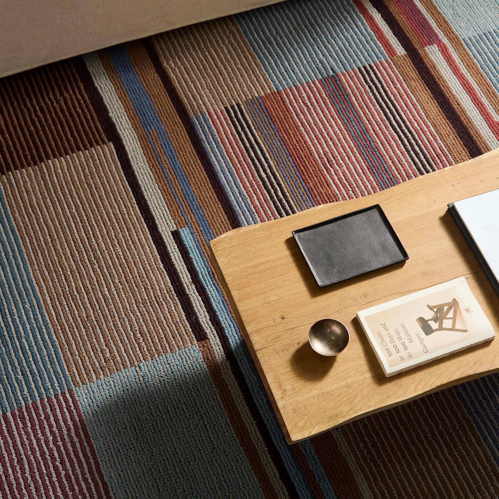 Woven Construct​ WVC01 Rug by Jaipur Living in multicolor, green. Made from 65% wool 35% cotton in a unique style.