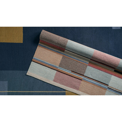 Woven Construct​ WVC01 Rug by Jaipur Living in multicolor, green. Made from 65% wool 35% cotton in a unique style.
