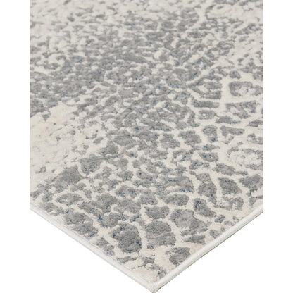 Azure Rug - 3401F by Feizy in gray, blue, ivory. Made from polyester, polypropylene in a unique style.