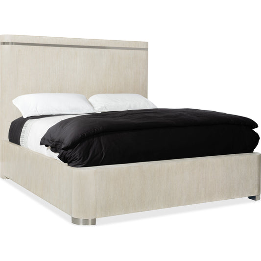 Modern Mood Panel Bed by Hooker Furniture. Made from oak veneers, metal in a modern style.