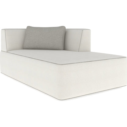 Marbella Chaise by Caracole in lucent bronze metallic paint. Made from unique in a transitional style.