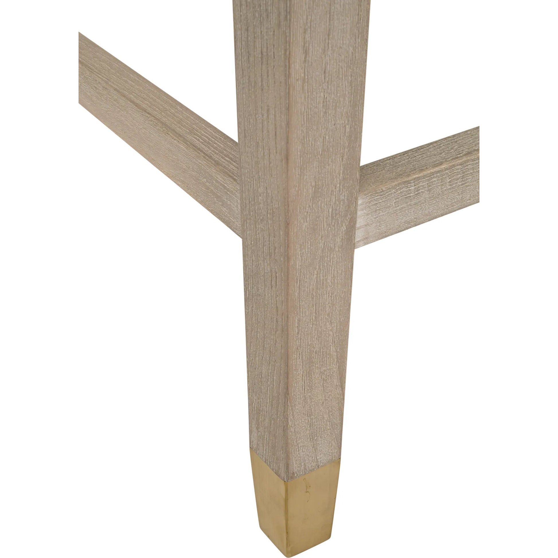 Wyatt Counter Stool by Essentials For Living in ivanhoe toast, natural gray ash. Made from solid ash wood in a transitional style.