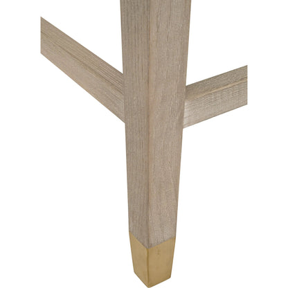 Wyatt Counter Stool by Essentials For Living in ivanhoe toast, natural gray ash. Made from solid ash wood in a transitional style.