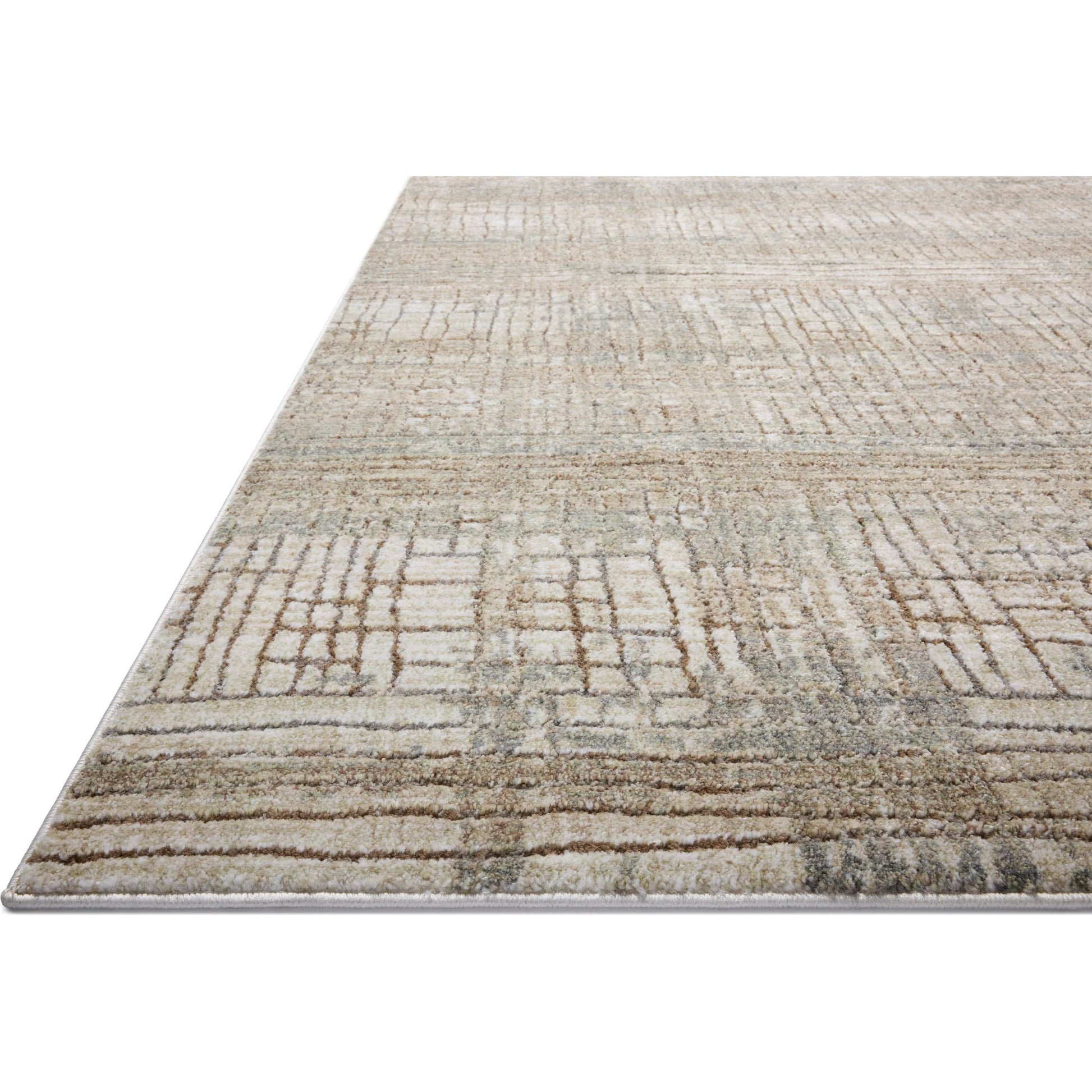 Wyatt WYA-03 Rug by Loloi in lagoon, natural. Made from polypropylene, polyester in a unique style.