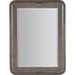 Modern Mood Raffia Landscape Mirror by Hooker Furniture. Made from wood, mirror, metal, raffia in a modern style.
