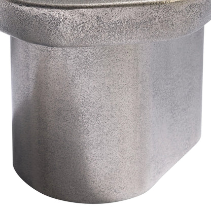 Clawson Cocktail Table by Bernhardt in graphite. Made from aluminum in a modern style.