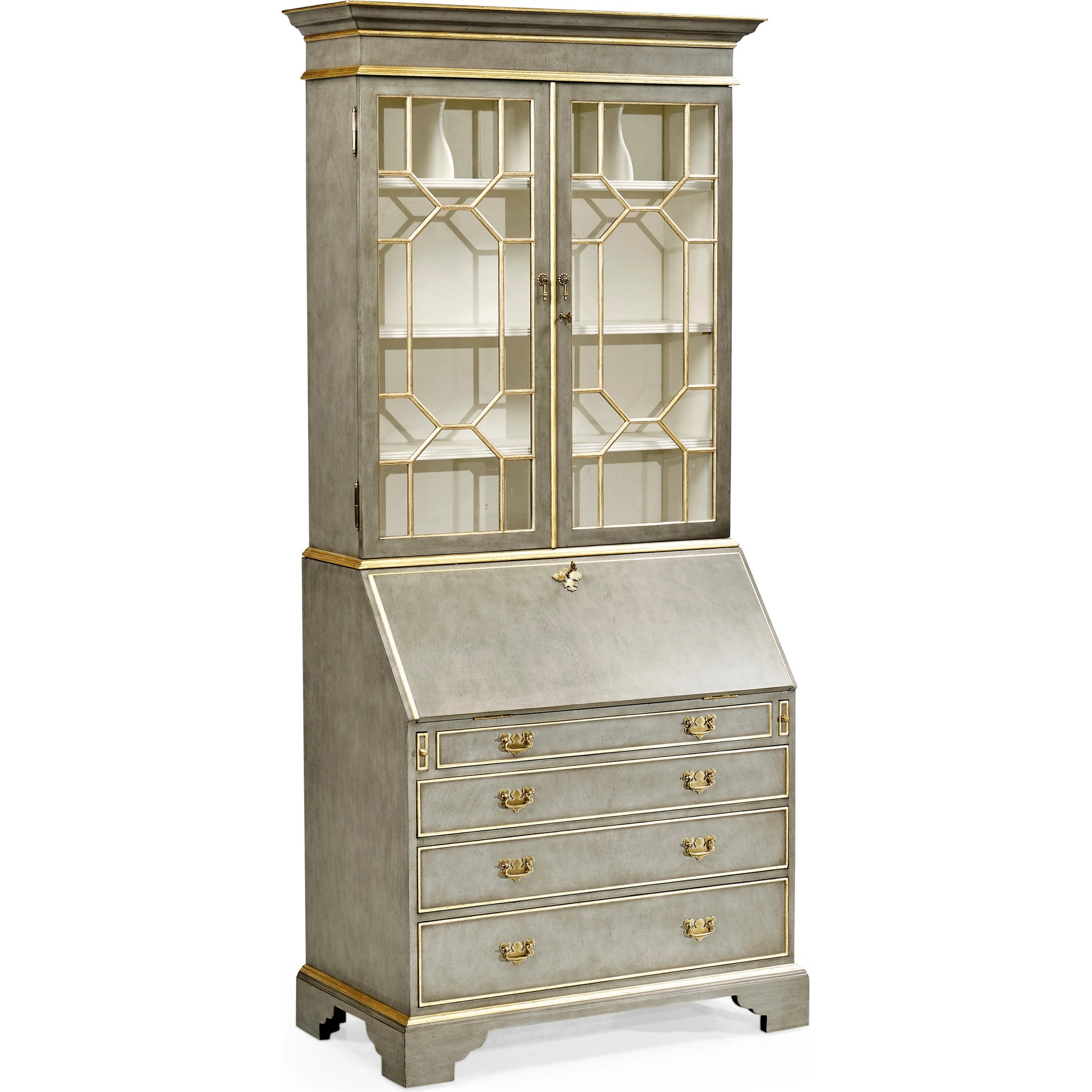 Buckingham Georgian Mahogany Secretary by Jonathan Charles. Made from unique in a cottage & farmhouse style.