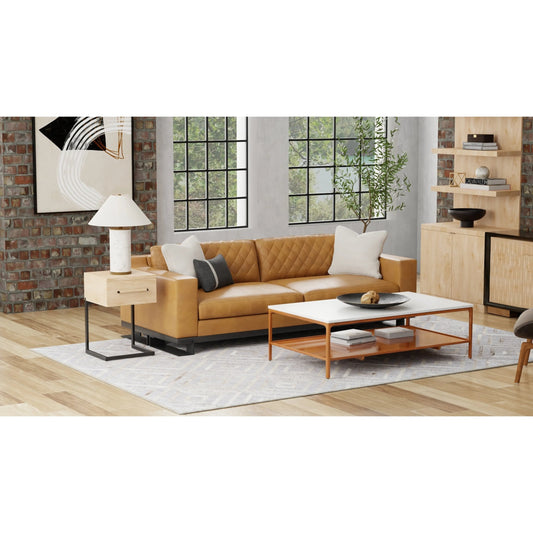 Fannin Transitional Geometric Rug - 0754F by Feizy. Made from viscose, leather in a unique style.