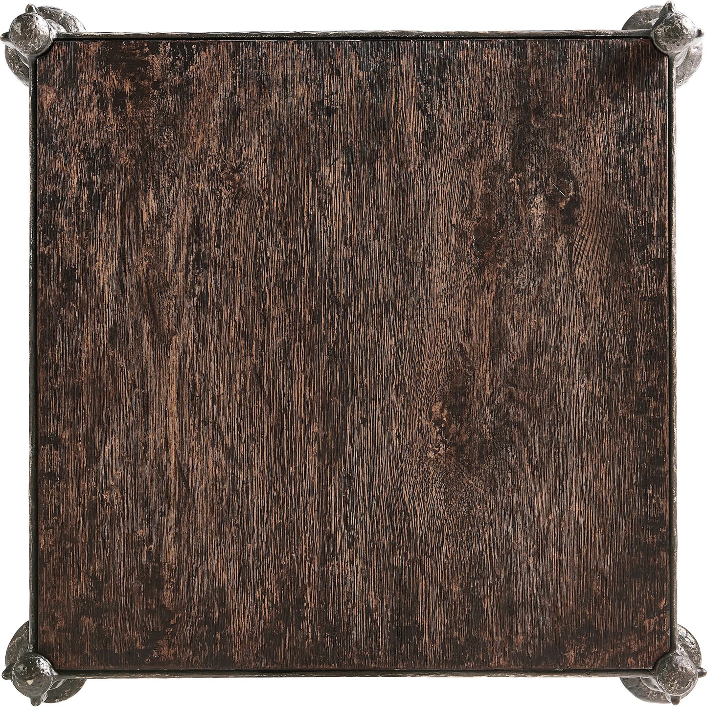 002 SI-2462652 | Additional Silo | Terravita Square Side Table by Jonathan Charles in black caldera oak. Made from oak veneer in a cottage & farmhouse style.