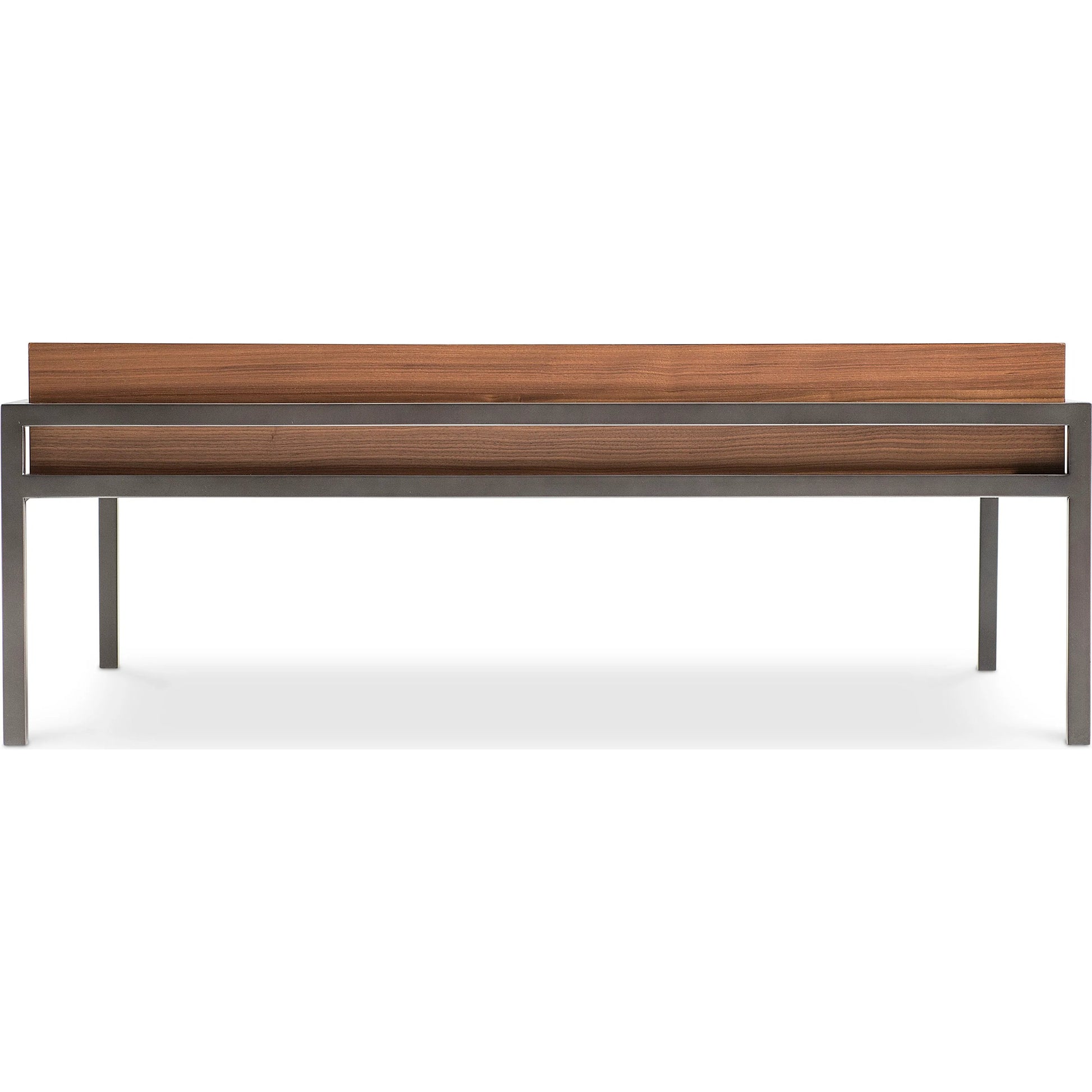 Collins Cocktail Table by Bernhardt in brown. Made from wood, metal in a unique style.