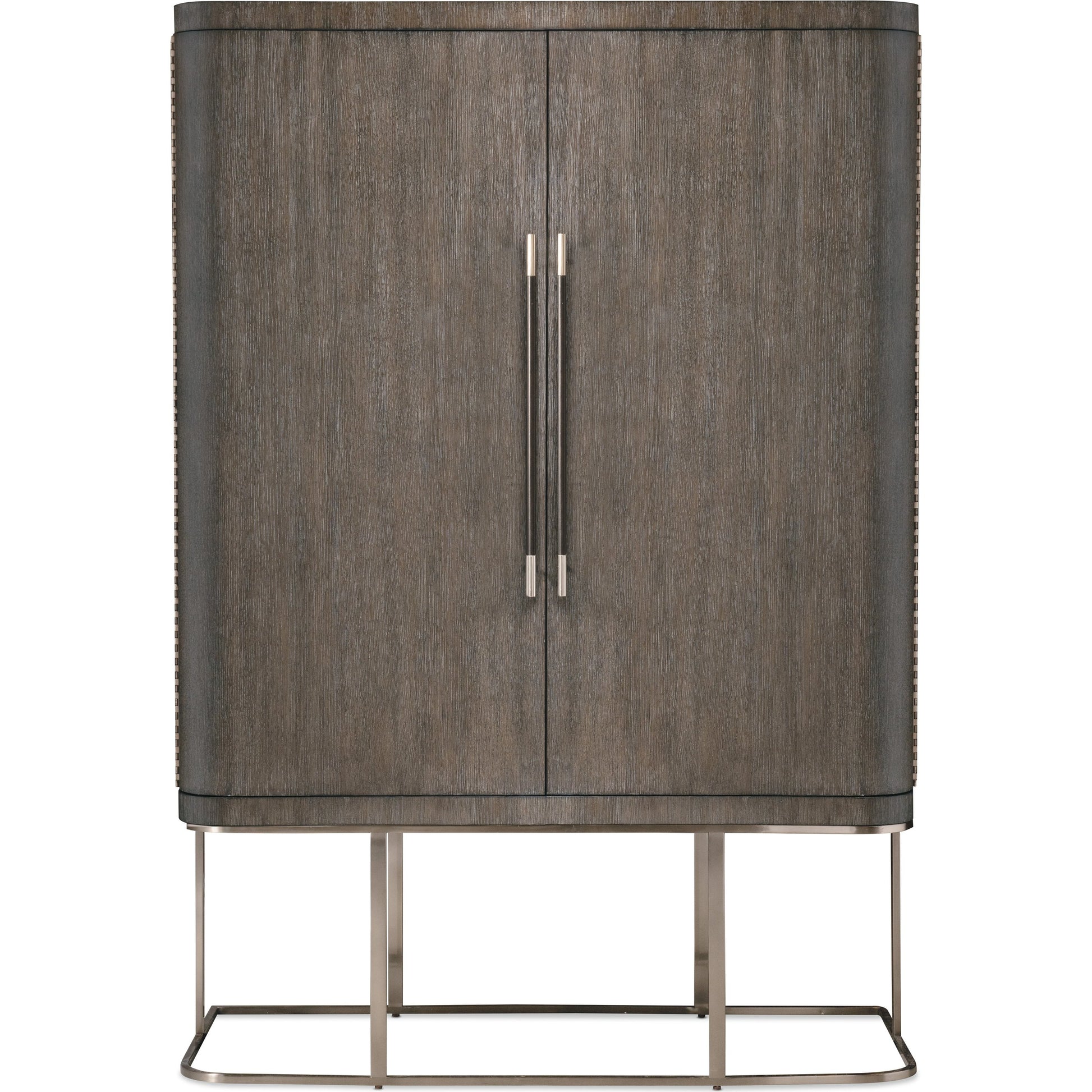 Modern Mood Wardrobe by Hooker Furniture. Made from oak veneers, metal in a modern style.