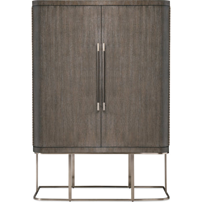 Modern Mood Wardrobe by Hooker Furniture. Made from oak veneers, metal in a modern style.