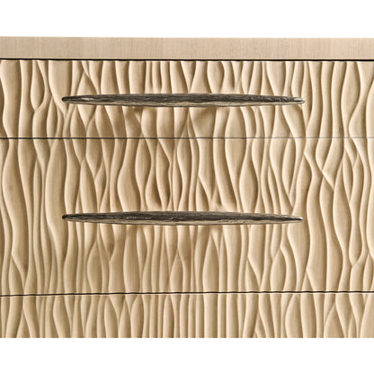 Water Clapotis Danish Cord Double Dresser by Jonathan Charles in beige. Made from unique in a transitional style.