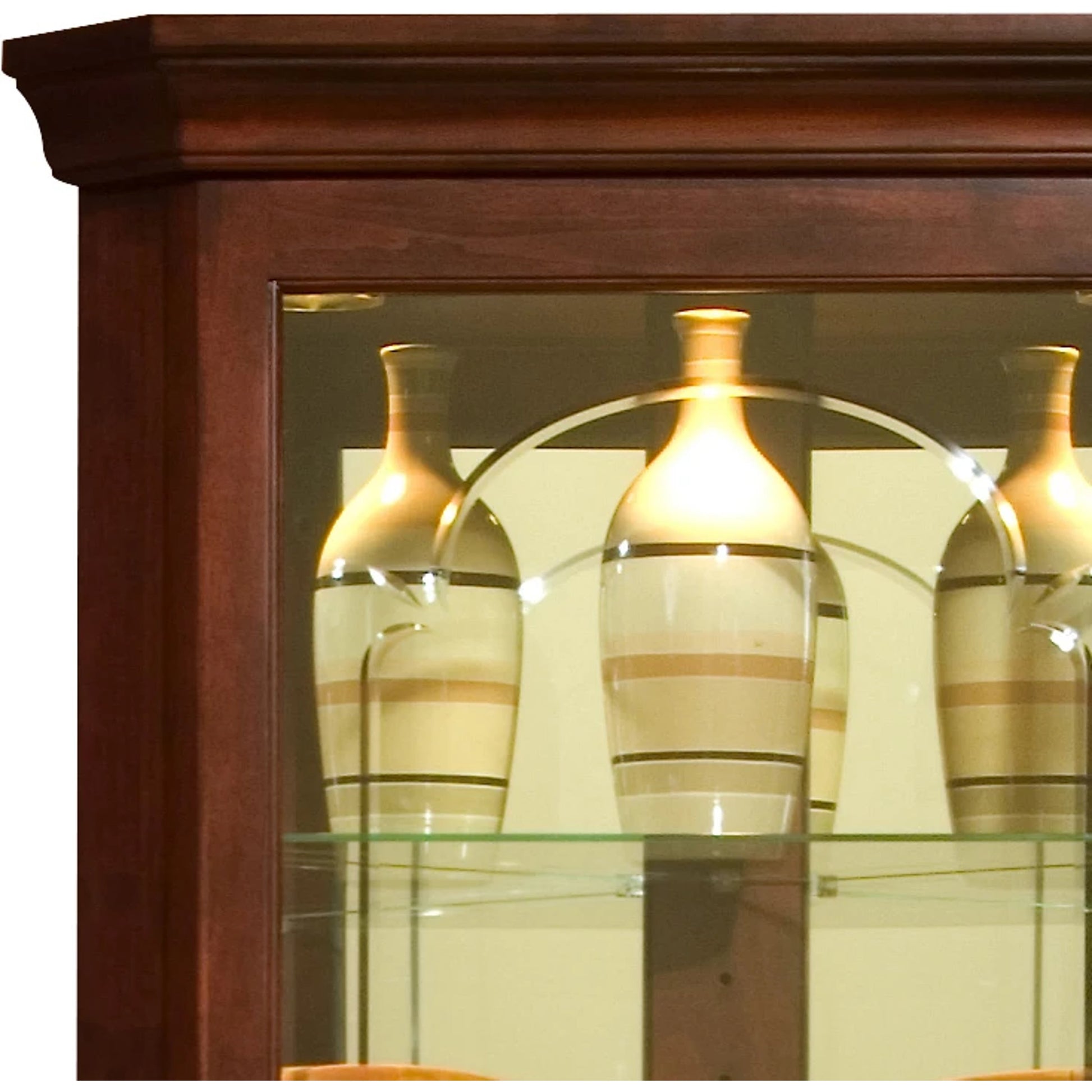 Corner Curio by Pulaski Furniture. Made from unique in a traditional style.
