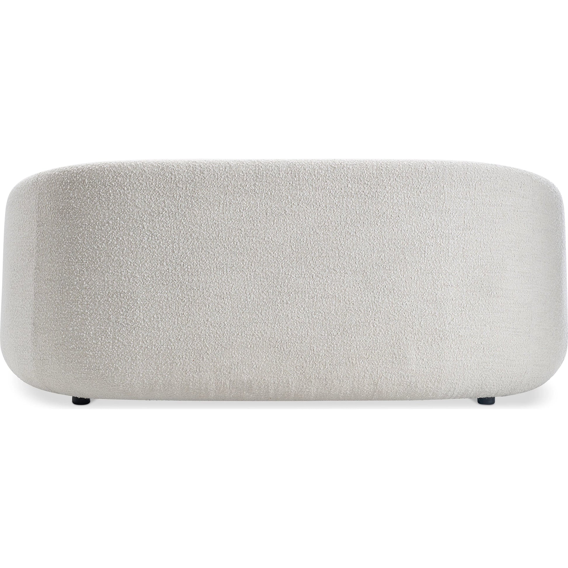 Loft Devon Fabric Sofa by Bernhardt in white, cream. Made from fabric in a unique style.