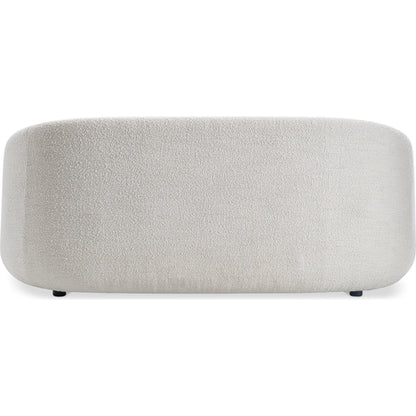 Loft Devon Fabric Sofa by Bernhardt in white, cream. Made from fabric in a unique style.