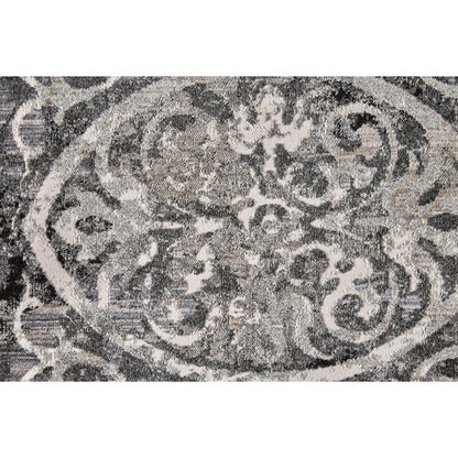 Kano Transitional Rug - 8643871F by Feizy in gray, ivory, taupe. Made from polypropylene, polyester in a unique style.