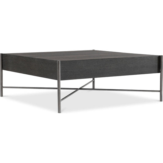 Outline Cocktail Table by Bernhardt in kohl, atra. Made from wood, metal in a unique style.