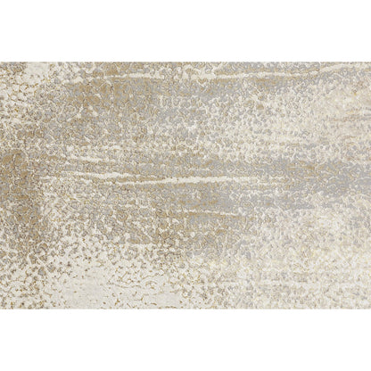 Aura Rug - 3739F by Feizy in ivory, gray, gold. Made from polyester, polypropylene in a unique style.