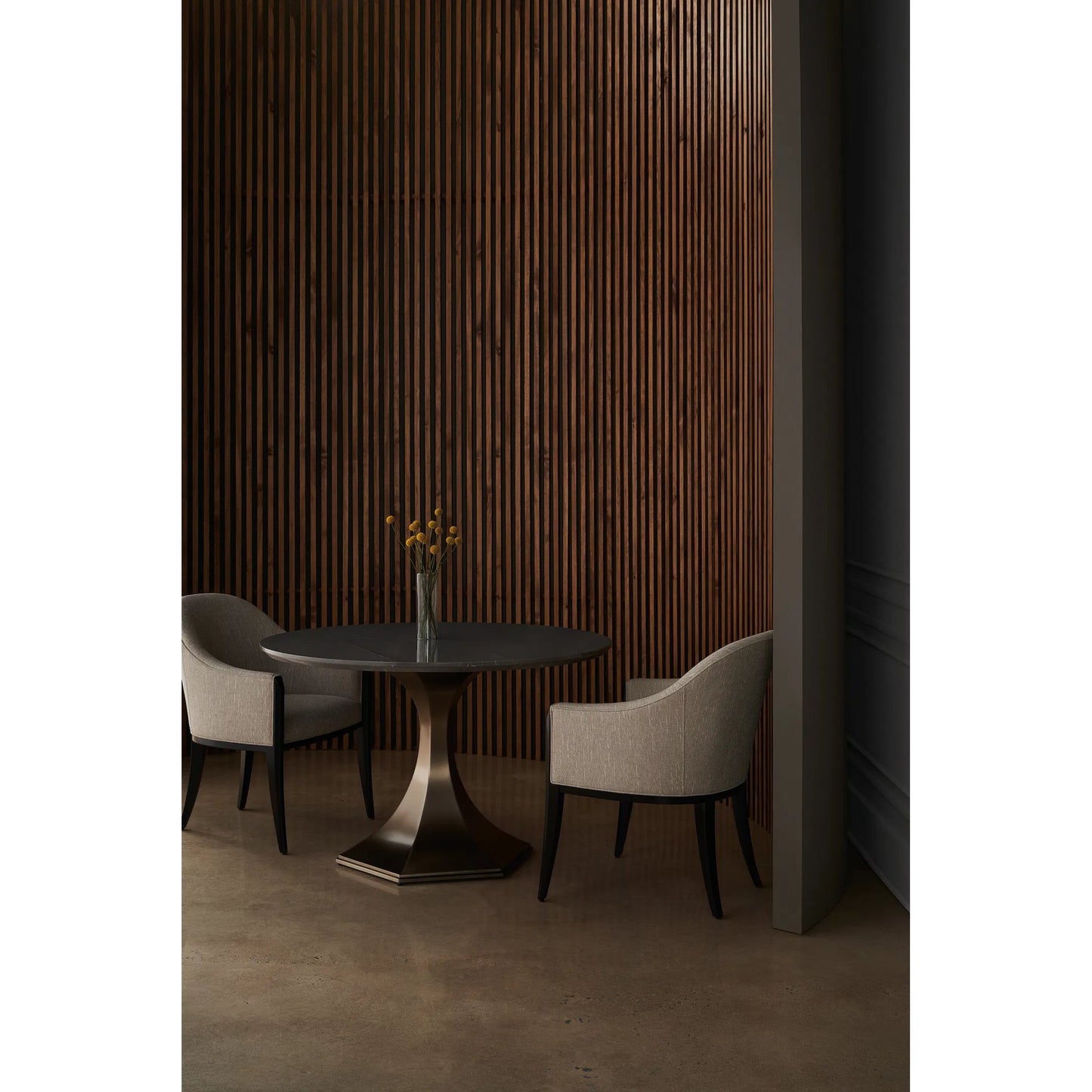 006 SI-2533152 | Lifestyle | Next Course by Caracole in dark chocolate. Made from birch in a transitional style.