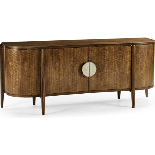 001 SI-1991100 | Primary Silo | Toulouse Sideboard by Jonathan Charles in walnut. Made from walnut quarter figured veneer in a modern style.