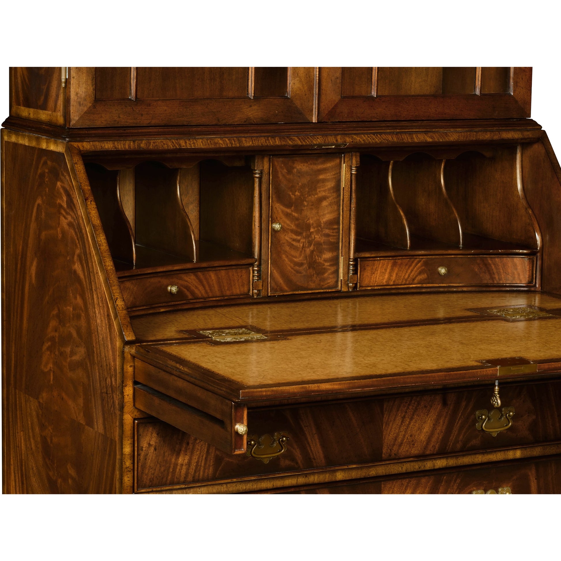 Buckingham Georgian Mahogany Secretary by Jonathan Charles. Made from unique in a cottage & farmhouse style.