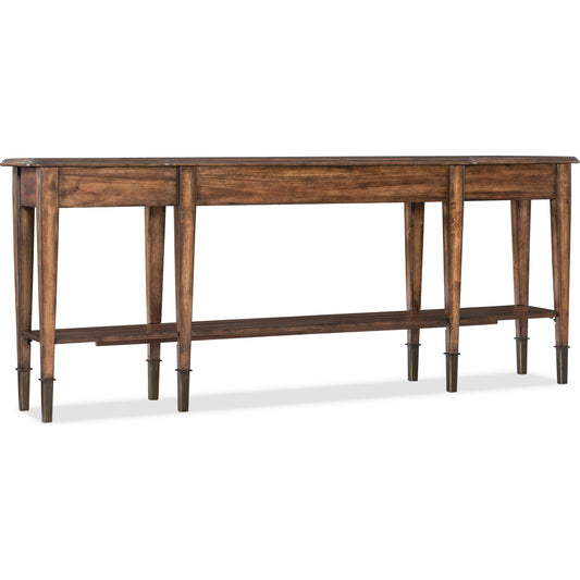 Skinny Console Table by Hooker Furniture in medium birch. Made from birch, acacia in a traditional style.