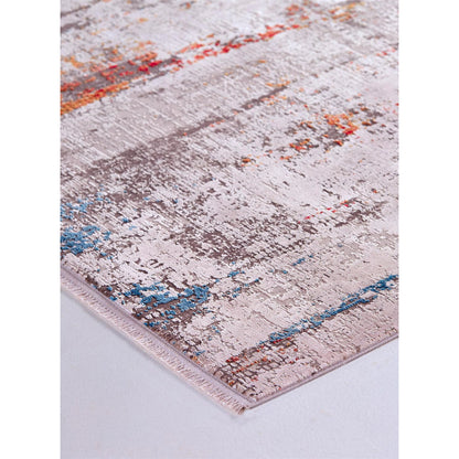 Cadiz Rug - 3903F by Feizy in gray, red, blue. Made from viscose, acrylic in a unique style.
