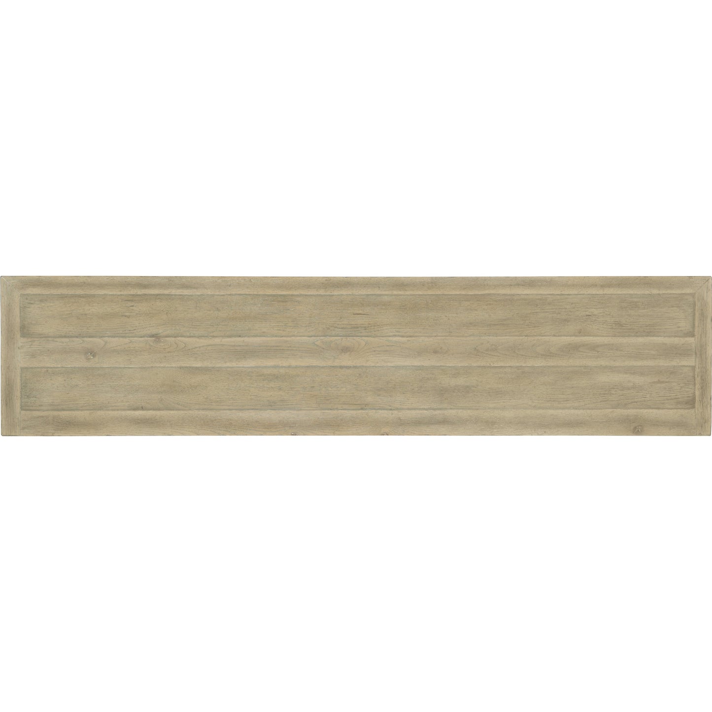 003 SI-1749840 | Additional Silo | Surfrider Entertainment Console by Hooker Furniture in driftwood. Made from pecan veneers, resin, solid-wood edge top in a coastal style.