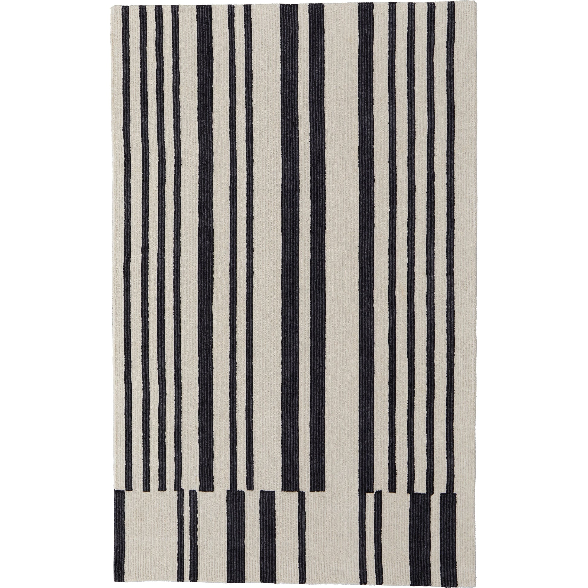 Maguire Transitional Rug - 8901F by Feizy in ivory, black. Made from wool, nylon in a unique style.