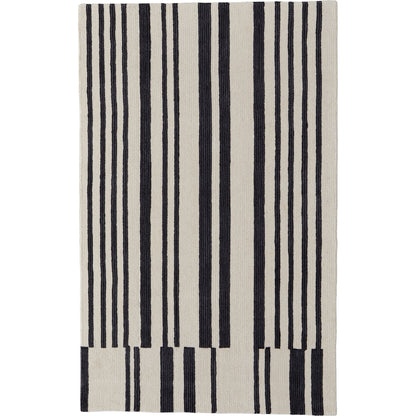 Maguire Transitional Rug - 8901F by Feizy in ivory, black. Made from wool, nylon in a unique style.