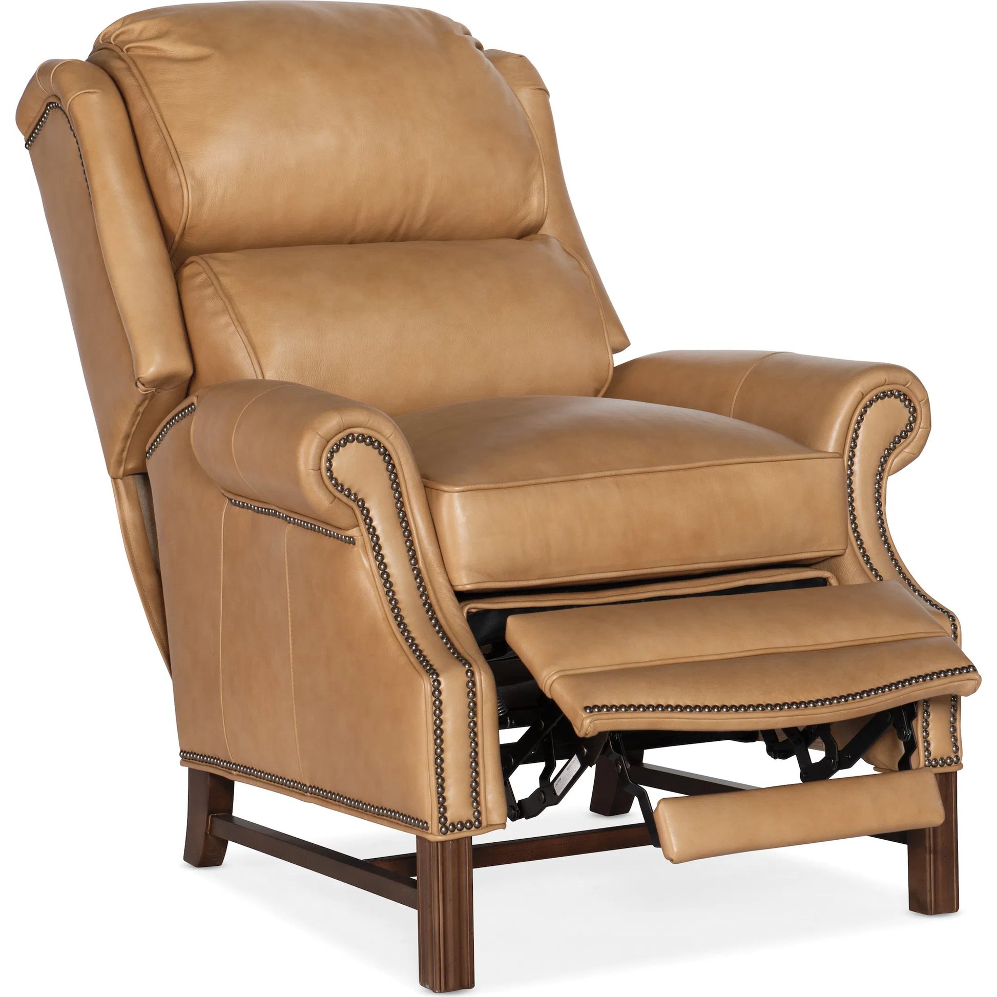 Alta High Leg Reclining Lounger by Bradington-Young by Hooker Furniture. Made from 100% leather in a unique style.