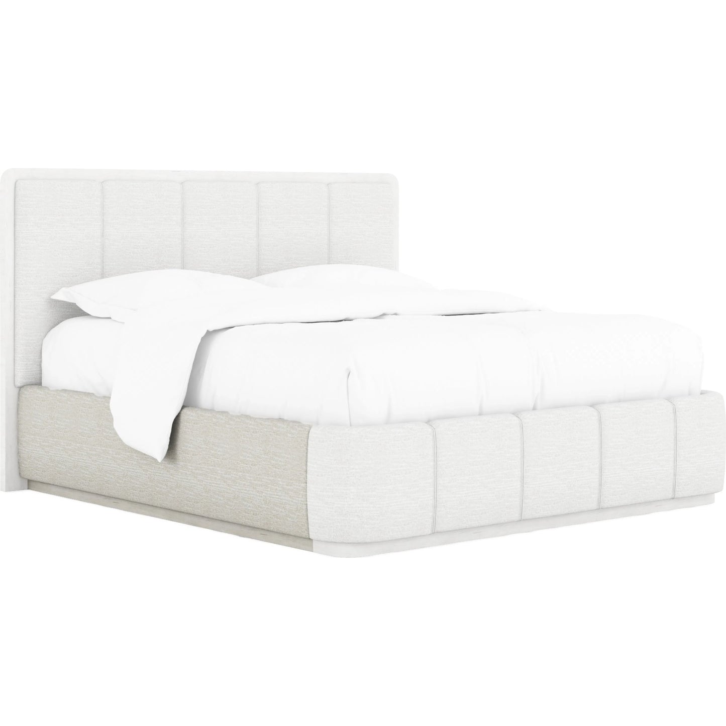 001 SI-2356193 | Primary Silo | Ashlar Upholstered Side Rails by A.R.T. Furniture in bisque, ecru. Made from parawood solids, birch veneers, foam, fabric in a transitional style.