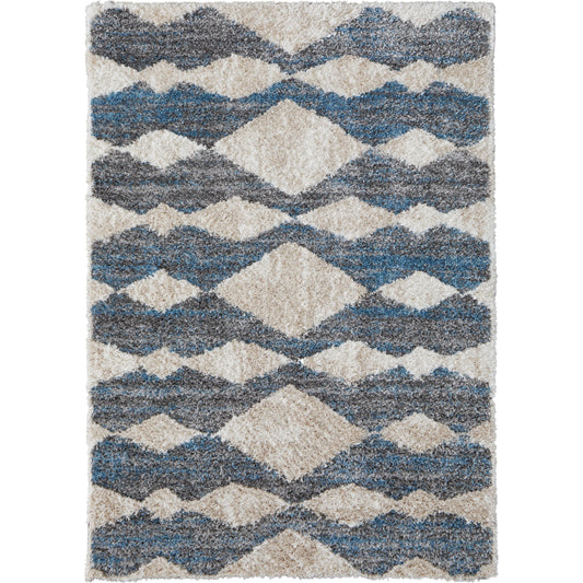 Mynka Transitional Diamond Rug - 39IFF by Feizy. Made from polyester in a unique style.