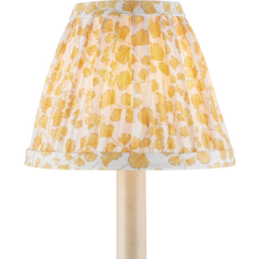 Maiden Fern Tapered Chandelier Shade by Currey and Company. Made from cotton in a cottage & farmhouse style.